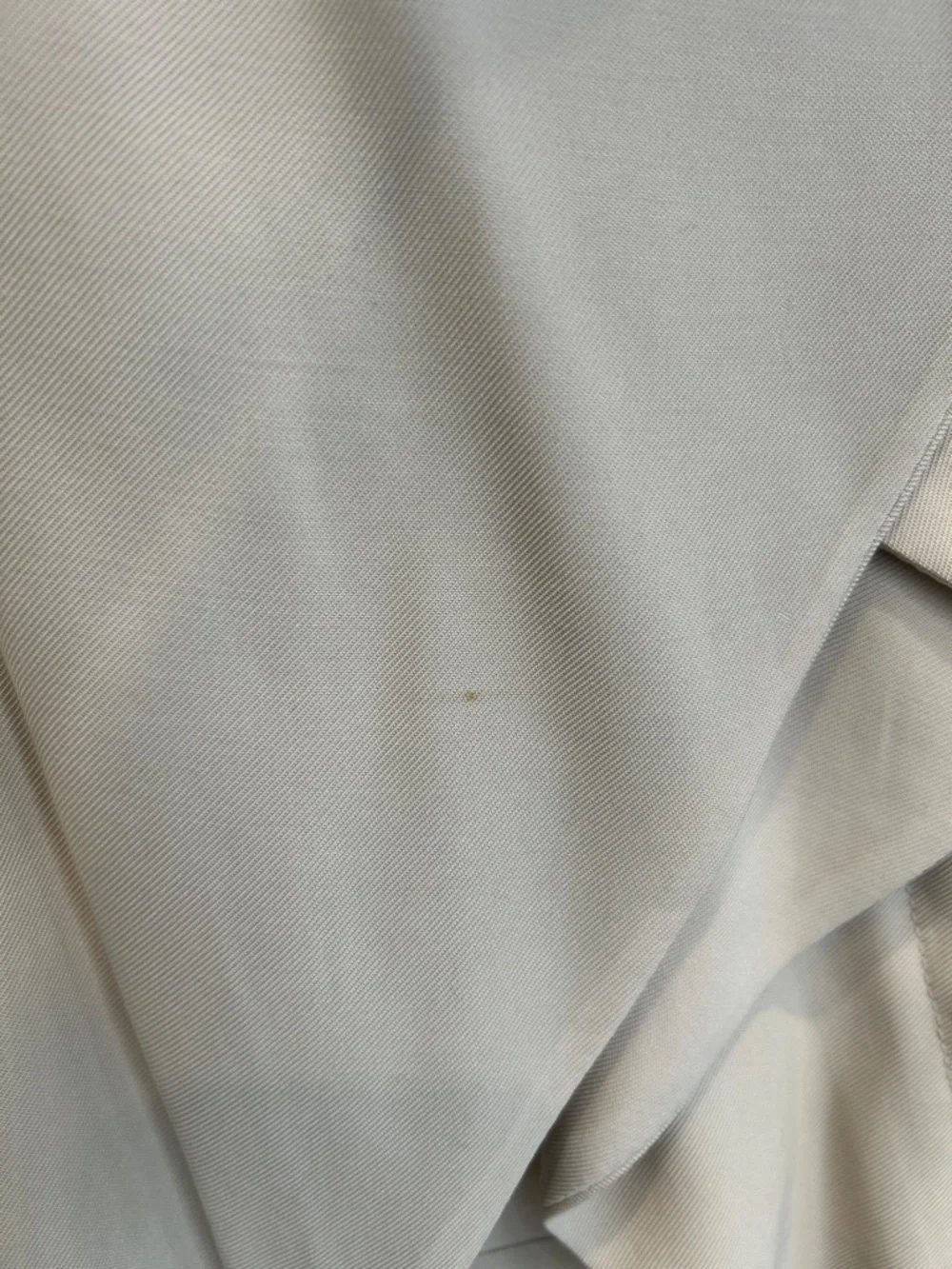 Zara Beige Drape Collar Asymmetric Blazer w/ Buckle Sleeves Sz 2-6 - Picture 6 of 6